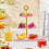 3-Tier Dessert Stand Pink Cookie Cupcake Display Rack 14x10 4