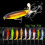 Luya Bait Spiral Propeller Surface Traktorpenna 2-pack 6