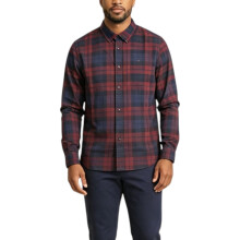 (Red Check, L) TOMMY HILFIGER Oxford Lightweight Mens Shirt