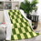 Coperta in flanella a quadri neri 50x60 2