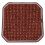 NICEXMAS Car Seat Cushions Orange Square 1 Set 1
