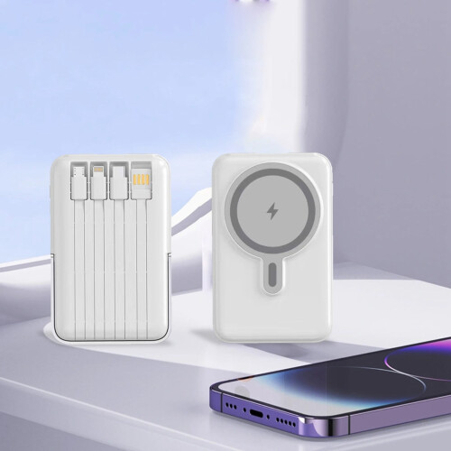 45W Portable Power Bank Type-C Snap Wireless Charging for 2