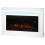 2000W 5118 BTU Faux Flame Fireplace - White 2