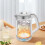 Electric Kettle Stainless Steel 2L Double Wall Auto Shut Off 5