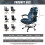 Housse de chaise d'ordinateur extensible, lavable et amovible avec 7