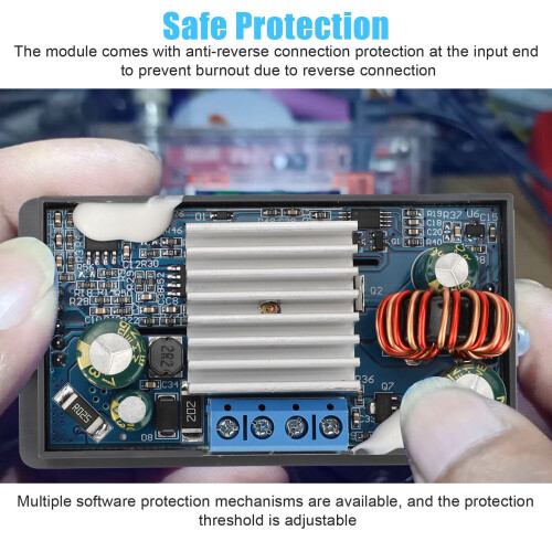 DC Buck-Boost Converter Adjustable Multi-Protection 1pc 2
