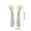 Latex Waterproof Dishwashing Gloves Medium Long Cuff Flock 3