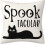 Set di 4 federe per cuscini "Boo" da 45x45 cm, stile rustico per Halloween. 5