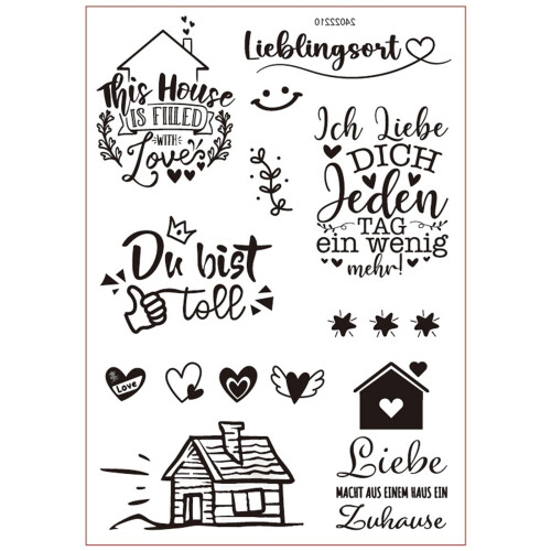 German Rub-On Water Transfer Sticker for Ceramic Mug