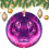 Tiger Christmas Ornament Pink Purple Personalized 1