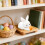 Miniature Bunny Rabbit Resin Figurine Set 2 pcs 4