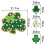St. Patrick's Day Door Hanging Shamrock Decor 1 Piece 3