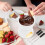 Chocolate Fondue Set Ceramic Pot for 4 People 5