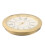 Quartz Clock Insert with Arabic Numerals and Gold Bezel 8