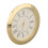 Quartz Clock Insert with Arabic Numerals and Gold Bezel 5