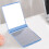 Blue Foldable LED Makeup Mirror with Lights 1 Pack 6