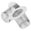 Shower Drain Strainer Stainless Steel 2 Pcs 4