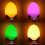 Decorazioni a LED per uova di Pasqua in acrilico trasparente, 12 pezzi 6