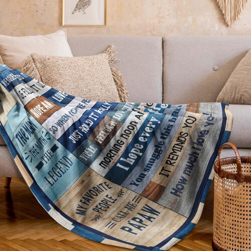 Couverture cadeau pour grand-père 152 x 203 cm 2