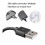 Θερμαινόμενοι πάτοι παπουτσιών USB επαναφορτιζόμενοι μαύροι 2 τεμάχια 4