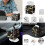 Libellen-Blumenmuster Stuhldeko-Set, 5-teilig 7