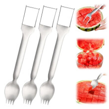 Watermelon Fork Slicer Cutter Stainless Steel 1 Piece