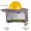 Hardhat Visor Sun Shade Dust-Proof Simple Design 1 Pack 7