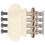Ukulele Tuning Pegs White Plastic 4 Pcs 7