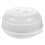 White Plastic Microwave Steamer 1 pc 1