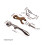 Trumpet Water Key Spit Spring Screw Set 47.8mm 2