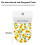 Couvercle de WC blanc tournesol, taille universelle élastique 5