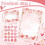 Valentine's Day Letter Set with Love Papers Envelopes and 3