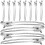 Hair Clips Stainless Steel 12-Pack Large 1