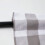 WOSIBO Buffalo Check Valances White Grey 2-Pack 16x56 Inch 4