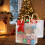 Transparente Weihnachtsgeschenktasche für die Hand (1 Stück) 3