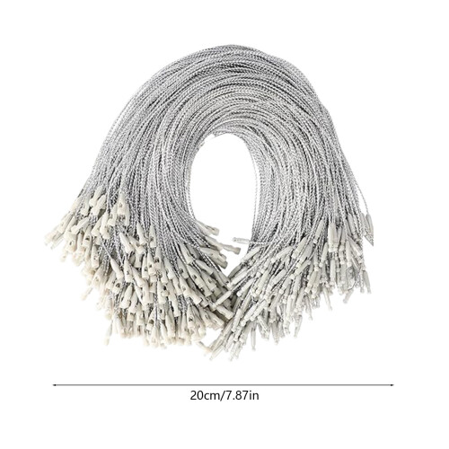 Christmas Ornament Hooks Silver 1000 PCS 2