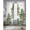 Cardinal Red Bird Snowfall Sheer Curtains 2 Panels 52x84 2