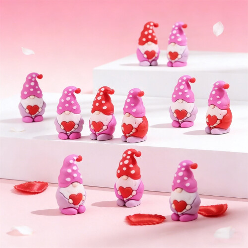 Valentinstag-Gummiwichtel-Deko-Set – 12-teilig 1