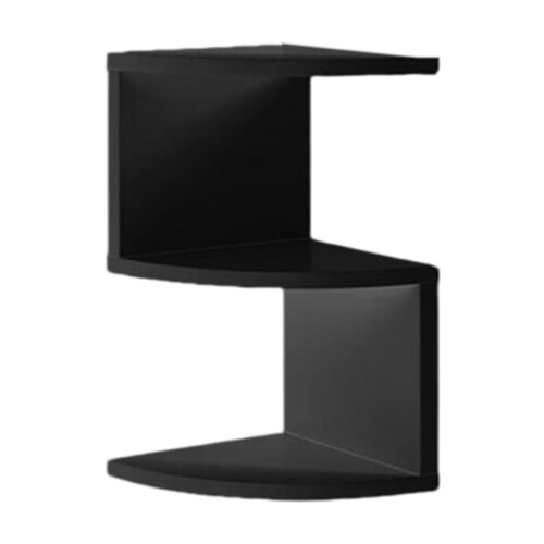 Étagère d'angle murale en bois pour chambre ou salon 1