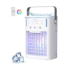 Climatiseurs Portables, Climatiseurs Portables 3 en 1, Climatiseur avec Réservoir D'Eau de 1 000 Ml, pour Bureau, Chambre à Coucher.