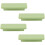 Drawer Knobs Trapezoid Wooden Yellow 4 pcs 64 mm 1