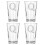 Beer Glass Set 4 Pieces 1