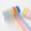 Rött glittertygband 3,7 cm x 2 rullar 2