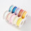Rött glittertygband 3,7 cm x 2 rullar 3