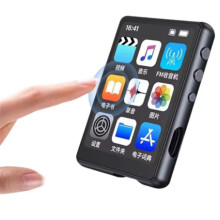 Lecteur MP3 MP4 HiFi MP4, Écran Tactile Complet, Compatible , Lecteur MP3 Portable, Prise en Charge de la Radio FM, Enregistrement, Livre
