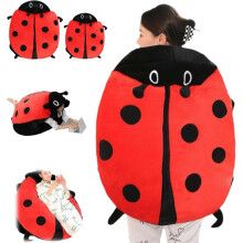 Ladybug Pillow Wearable Plush Cushion Extra-Large