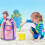 Mesh Beach Bag Pink Waterproof Large Capacity Drawstring 2