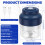 Garlic Chopper Electric 23W 5V Wireless Detachable 2