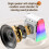 Ασύρματος φορτιστής και ηχείο Bluetooth 15W RGB BT5.3 6