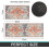 Tapis de cuisine bohème style rustique, lot de 2, lavable 2